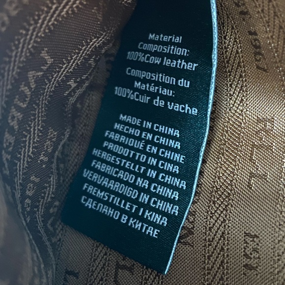 NWOT Lauren Ralph Lauren Genuine Leather Brown Fold Long Wallet Gold Hardware - Picture 13 of 13